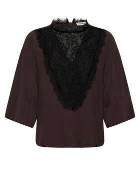 soaked-in-luxury-sllantana-lace-skjorte-brun 