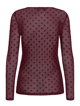 fransa-frdeta-mesh-bluse-bordeaux-prikker-20610740 