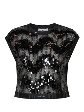 haute-lamitie-mirror-sequin-crop-top-sort-hl10957 haute-lamitie-mirror-sequin-crop-top-sort-hl10957
