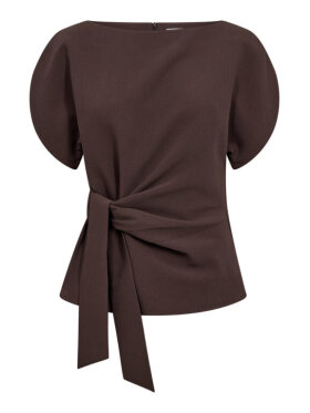 co-couture-acilecc-pleat-ss-top-brun co-couture-acilecc-pleat-ss-top-brun