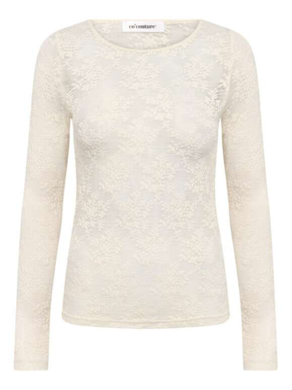 Co couture - BirtaCC O-neck off white, Bluse