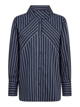 cocouture-somocc-funnel-skjorte-navy-stribet cocouture-somocc-funnel-skjorte-navy-stribet
