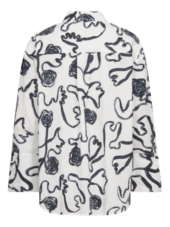 Co couture - ElricCC Flower LS, Skjorte