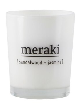 Meraki - Duftlys Sandalwood & jasmine - Lille