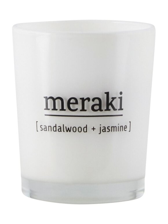 Meraki - Duftlys Sandalwood & jasmine - Lille