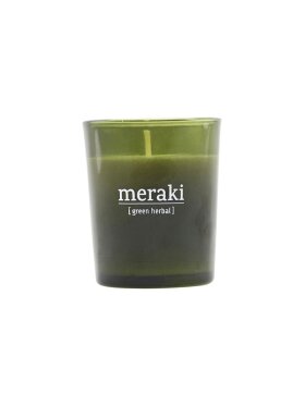 Meraki - Duftlys Green HERBAL - LILLE