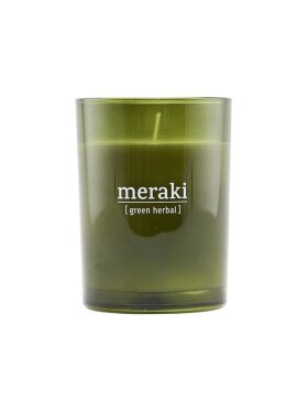 Meraki - Duftlys Green herbal - Stor