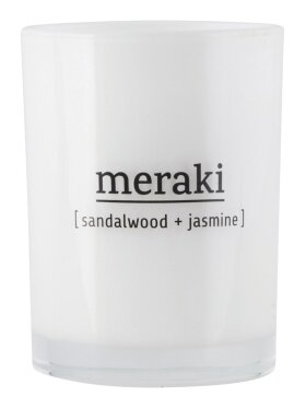 Meraki - Duftlys SANDALWOOD & JASMINE - Stor Meraki - Duftlys SANDALWOOD & JASMINE - Stor