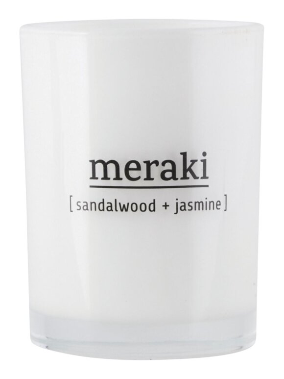 Meraki - Duftlys SANDALWOOD & JASMINE - Stor