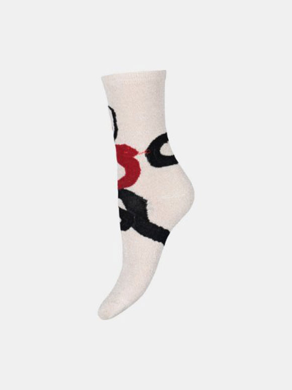 Hype The Detail - Fashion Socks, Rød Slange
