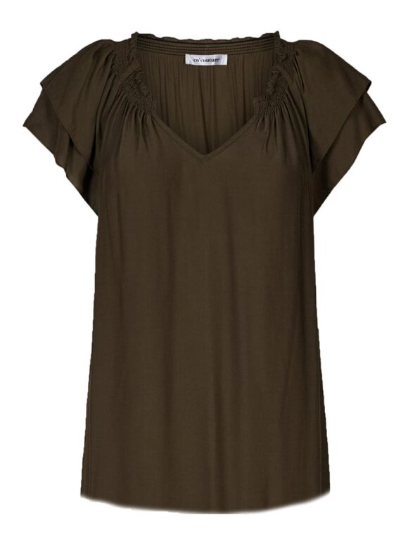 Co couture - Sunrise Top, Mørke Grøn