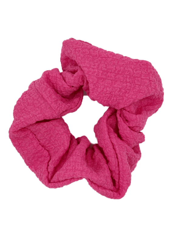 ByStær - Wilma Scrunchie, Neon Pink