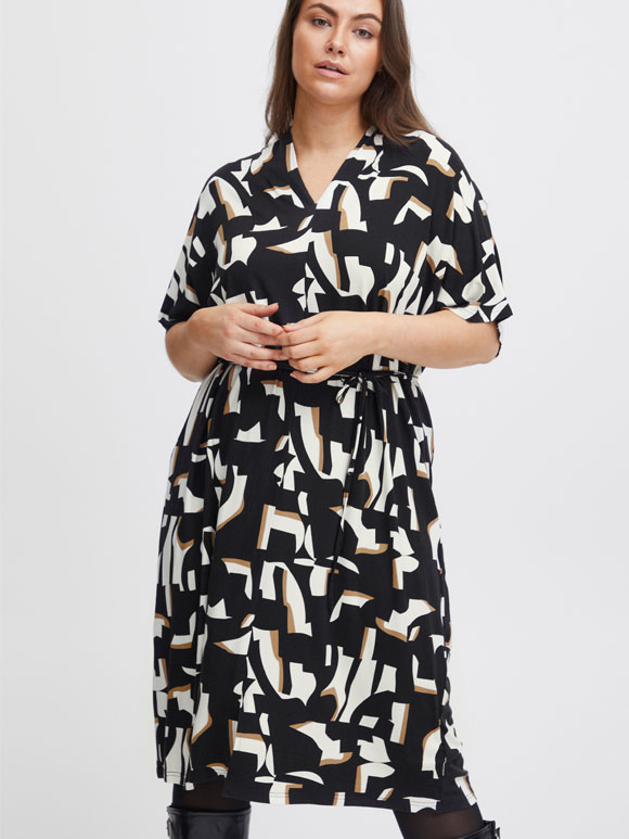 Fransa Plus - FP Floral 1, Kjole