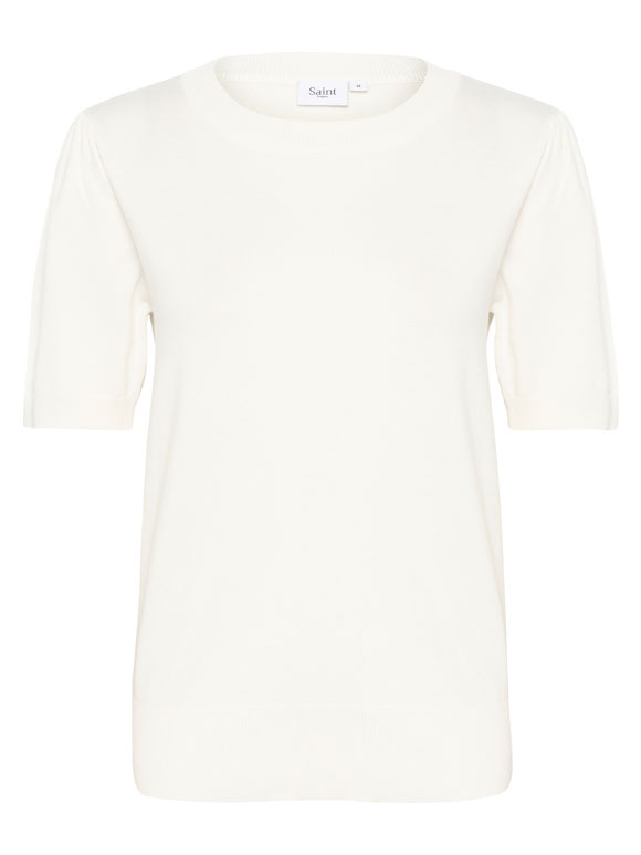 Saint Tropez - MilaSZ, hvid Strik t-shirt