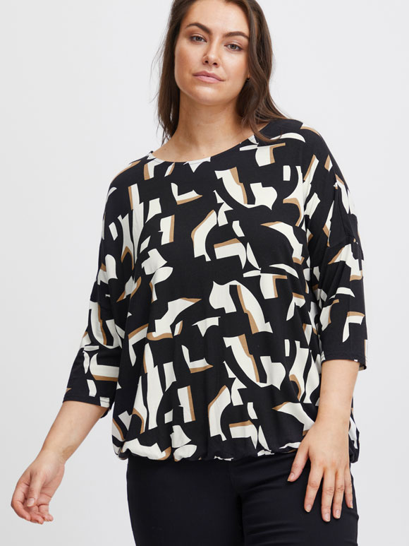 Fransa Plus - FP-Floral 2, Bluse