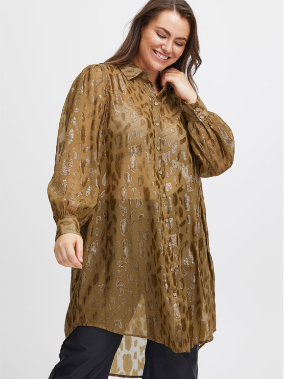 Fransa Plus - FPSparkly 1, Bluse